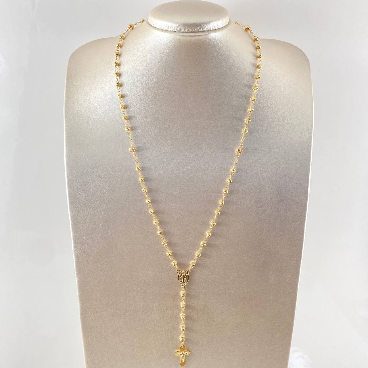 Rosario Virgen Milagrosa 9.5gr / 60cm / Oro Amarillo 18K ©