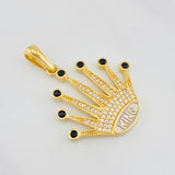 Dije Corona king 4.5g / 3.5cm Oro Amarillo 18K