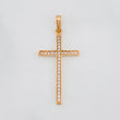 Dije Cruz 0.95g / 3.3cm Oro Rosa 18K