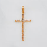 Dije Cruz 0.95g / 3.3cm Oro Rosa 18K