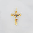 Dije Cruz cristo 1.7g / 2.7cm Tres Oros 18K