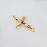 Dije Cruz cristo 1.7g / 2.7cm Tres Oros 18K