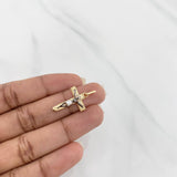Dije Cruz cristo 1.7g / 2.7cm Tres Oros 18K