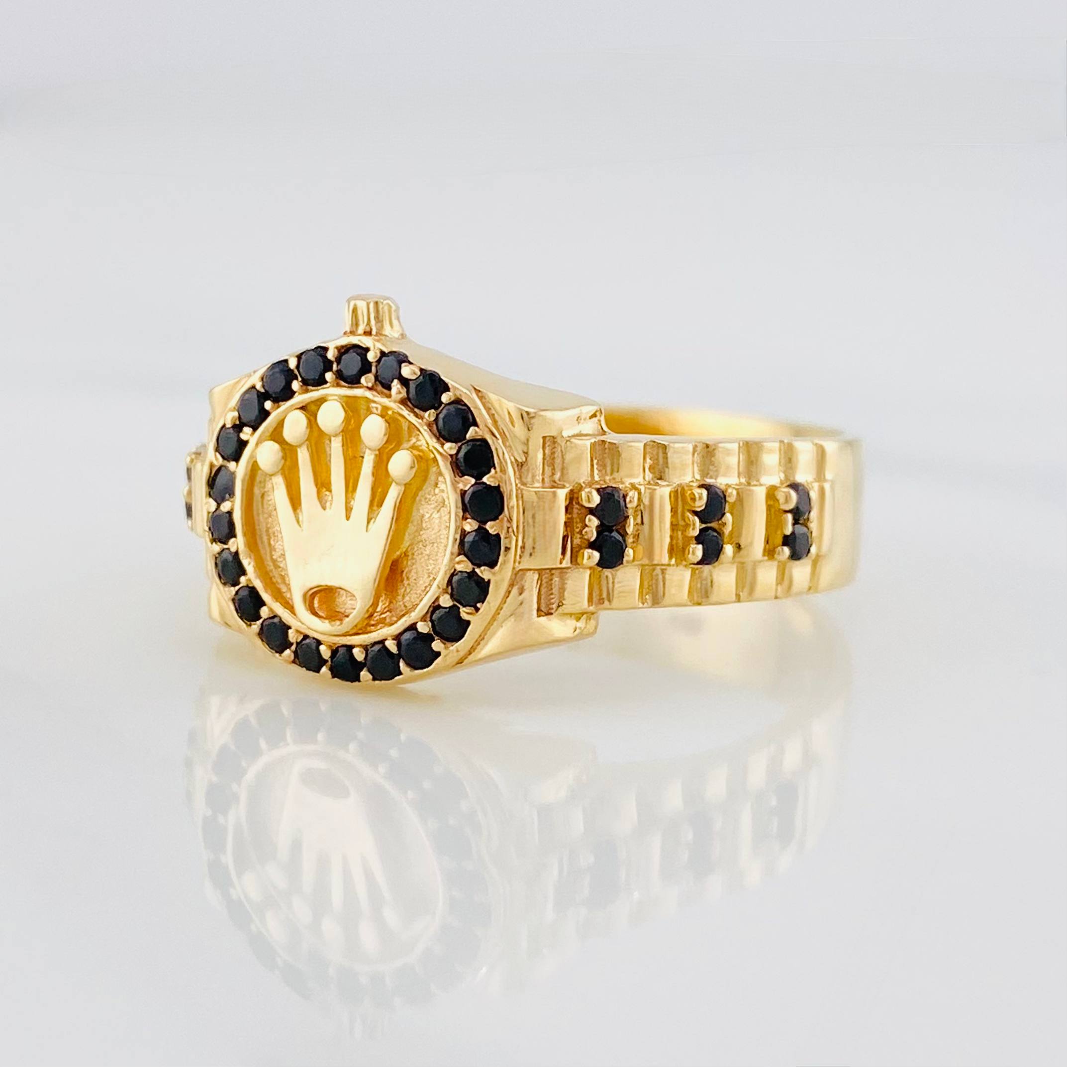 Anillo Corona 6.15g / T10 Oro Amarillo 18K