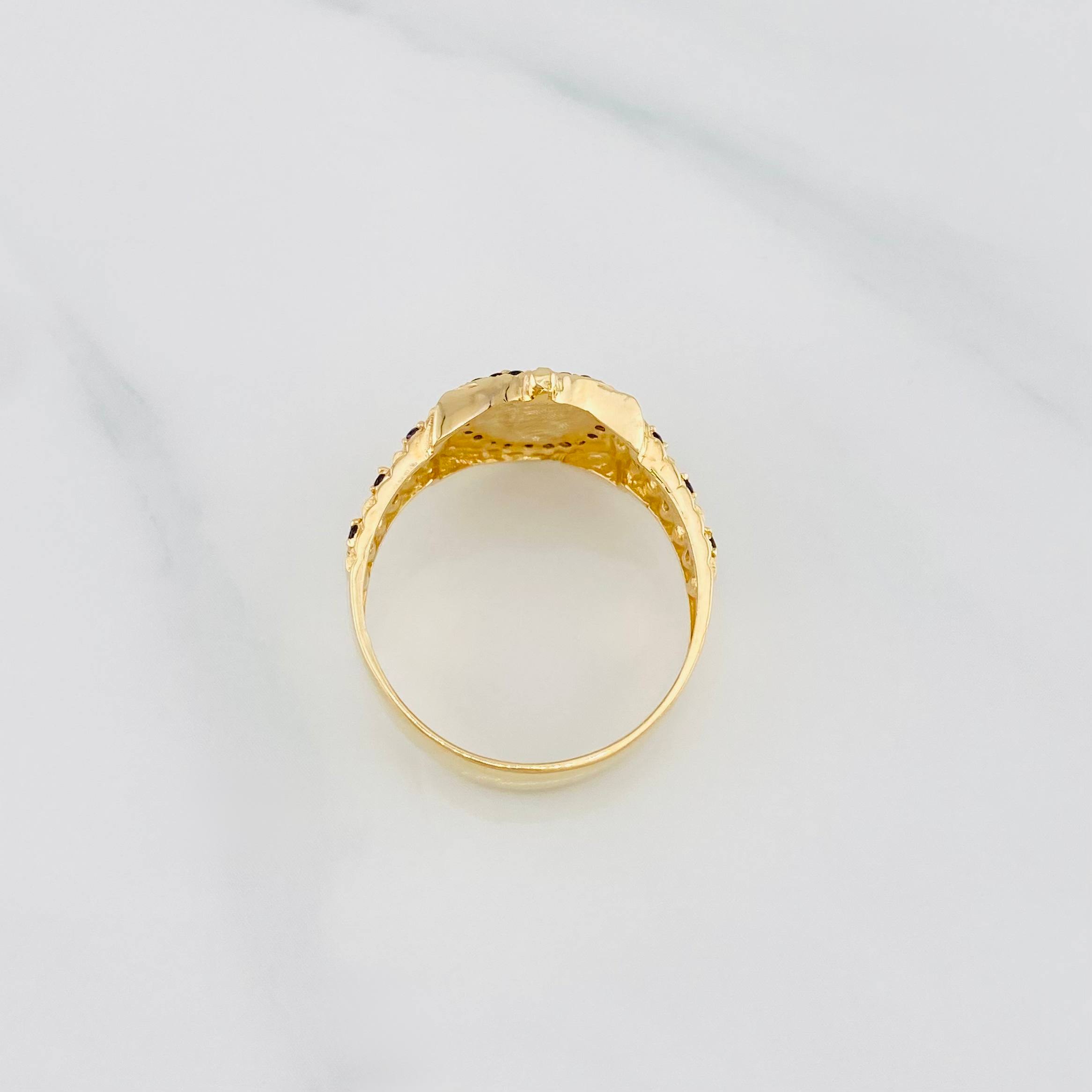 Anillo Corona 6.15g / T10 Oro Amarillo 18K