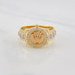Anillo Corona 5.3g / T8 1/2 Tres Oros 18K