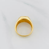 Anillo Corona 7.35g / T9 1/2 Tres Oros 18K