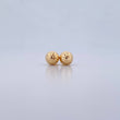 Topos Bola 1.05gr / 7mm Diamantadas Oro Amarillo 18K &