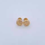 Topos San Benito 0.85gr / Troquelados Oro Amarillo 18K &