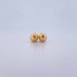 Topos Bola 0.9gr / 6mm Diamantadas Oro Amarillo 18K &