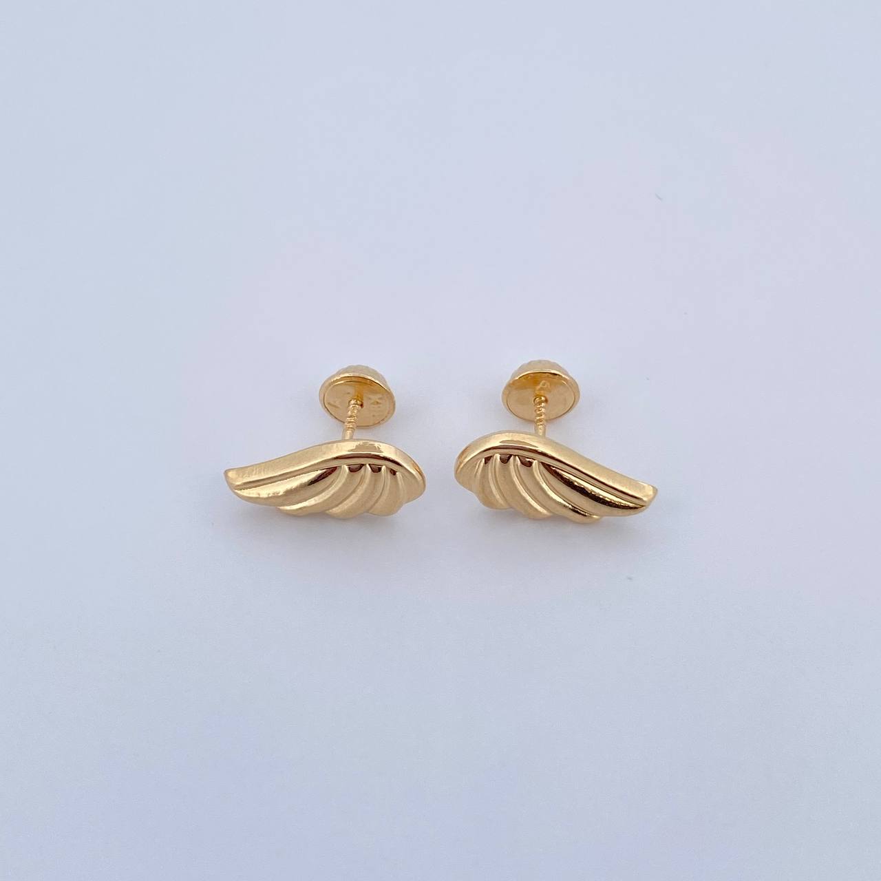 Topos Alas 1gr / Troqueladas Oro Amarillo 18K &