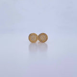 Topos BV 1.25gr / Circones Blancos Oro Amarillo 18K &