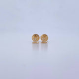 Topos LV 0.65gr / Circones Blancos Oro Amarillo 18K &