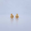 Topos Bolsa Dinero 0.65gr / Punteadas Oro Amarillo 18K &