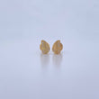 Topos Alas Mariposa 0.95gr / Circones Blancos Oro Amarillo 18K &