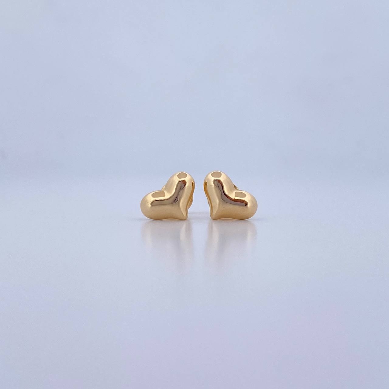 Topos Corazon 0.8gr / Troquelados Oro Amarillo 18K &