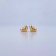 Topos Corazon 0.8gr / Troquelados Oro Amarillo 18K &