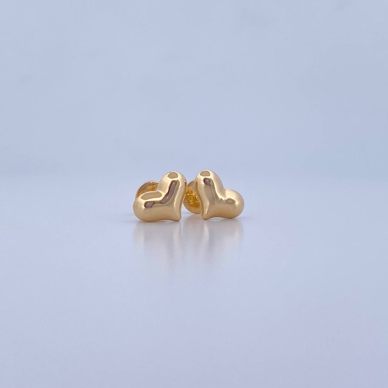 Topos Corazon 0.8gr / Troquelados Oro Amarillo 18K &