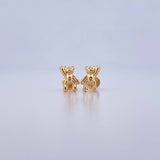 Topos Oso 0.75gr / Lisas Oro Amarillo 18K &