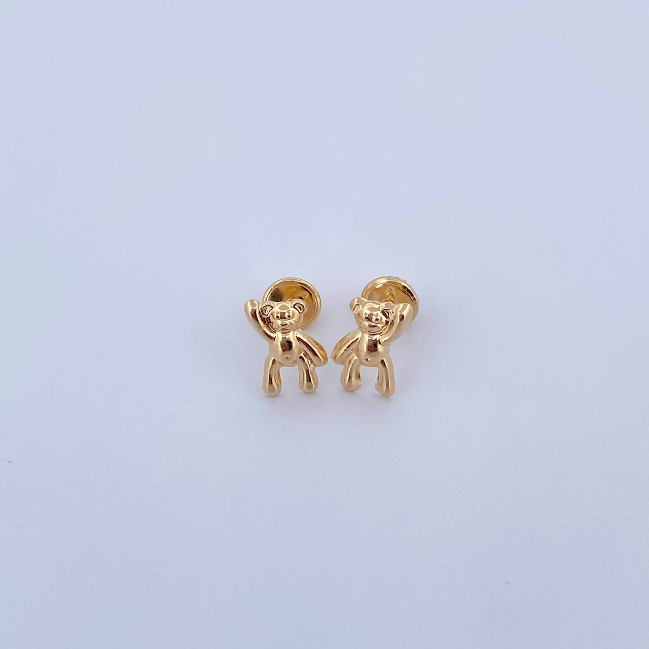 Topos Oso 0.75gr / Lisas Oro Amarillo 18K &