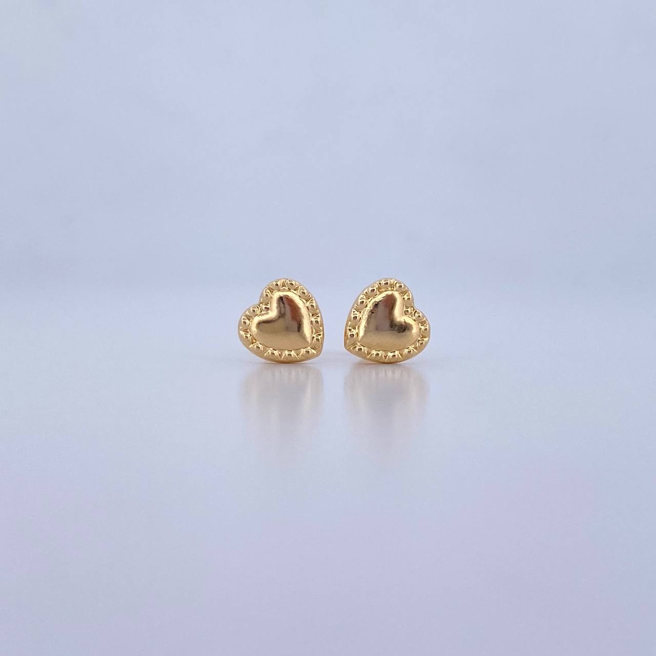 Topos Corazon 0.75gr / Bordado Oro Amarillo 18K &