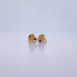 Topos Raton 0.7gr / Circon Azul Oro Amarillo 18K &