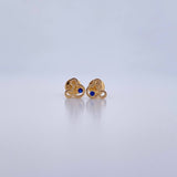 Topos Raton 0.7gr / Circon Azul Oro Amarillo 18K &