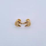 Topos Caballo 0.9gr / Liso Oro Amarillo 18K &