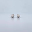 Topos Bola 0.75gr / 6mm Diamantada Oro Blanco 18K &