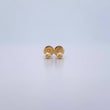 Topos Bola 0.4gr / 3mm Diamantadas Oro Amarillo &