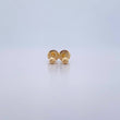Topos Bola 0.45gr 3mm / Diamantadas Oro Amarillo 18K &