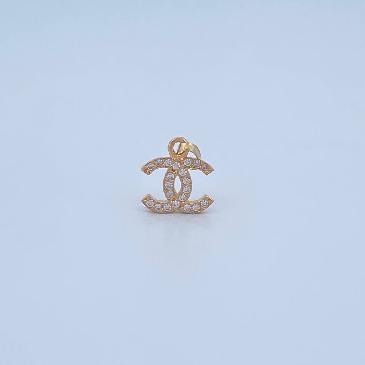 Dije Ola Cruzada 0.5gr / 1.5cm / Oro Amarillo 18K &