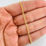 Tobillera Lazo 1.5g / 24cm / 2.03mm Oro Amarillo 18K