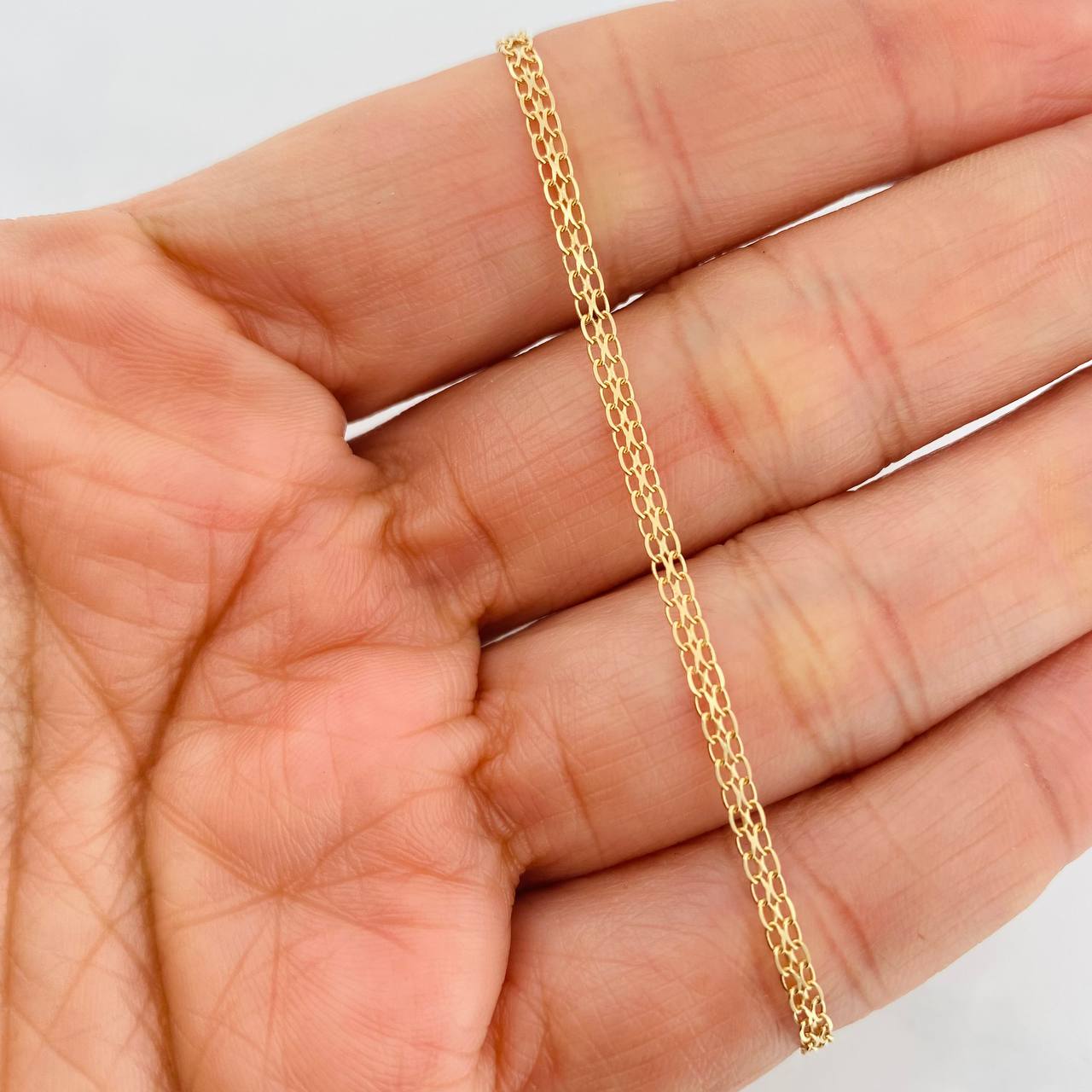 Pulso Chino 1.5g / 19cm / 2.2mm Oro Amarillo 18K