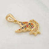 Dije Pajaro 2.2g / 2.8cm Oro Amarillo 18K