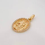 Dije Medalla Virgen del Carmen 2.3g / 2.5cm Oro Amarillo 18K