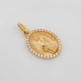Dije Medalla Virgen del Carmen 2.3g / 2.5cm Oro Amarillo 18K