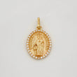 Dije Medalla Virgen del Carmen 2.3g / 2.5cm Oro Amarillo 18K