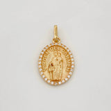 Dije Medalla Virgen del Carmen 2.3g / 2.5cm Oro Amarillo 18K