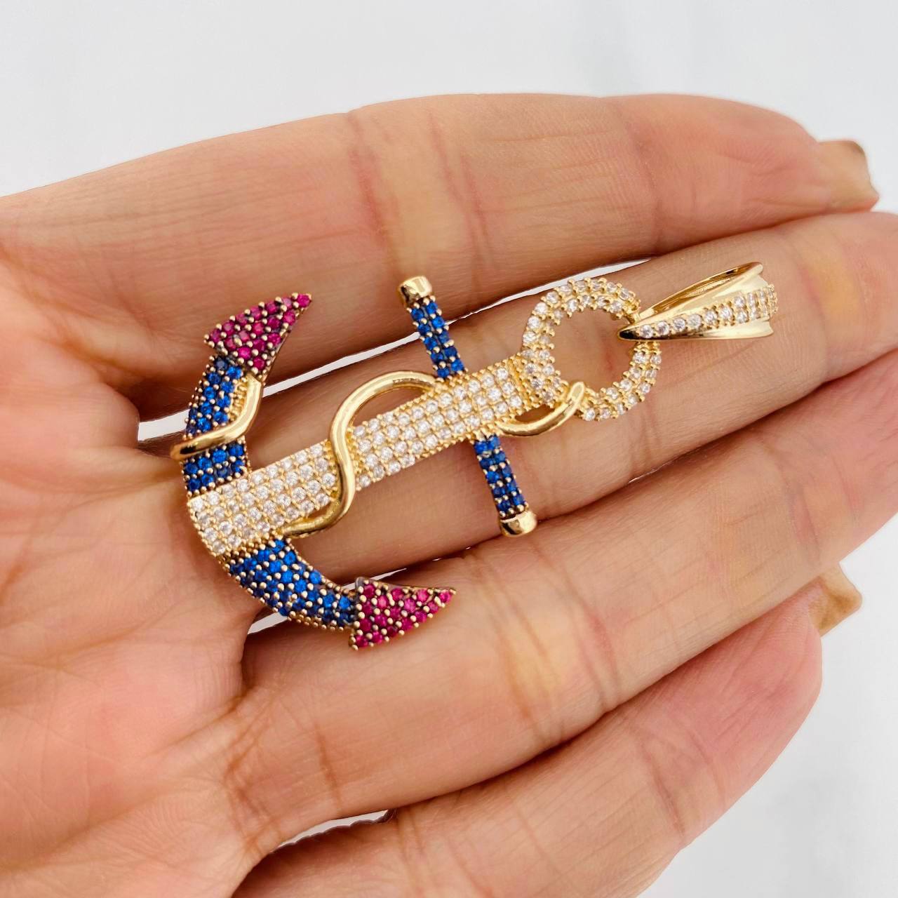 Dije Ancla 6.5g / 5cm Oro Amarillo 18K