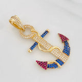 Dije Ancla 6.5g / 5cm Oro Amarillo 18K