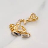 Dije Escorpion 3.8g / 3cm Dos Oros Negro Amarillo 18K