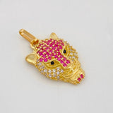 Dije Rostro Pantera 2.75g / 2.5cm Oro Amarillo 18K
