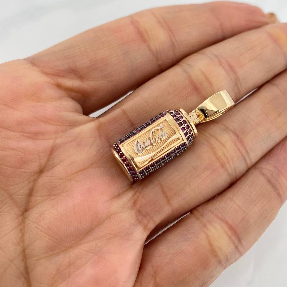 Dije Bebida 8.1g / 3cm Tres Oros 18K