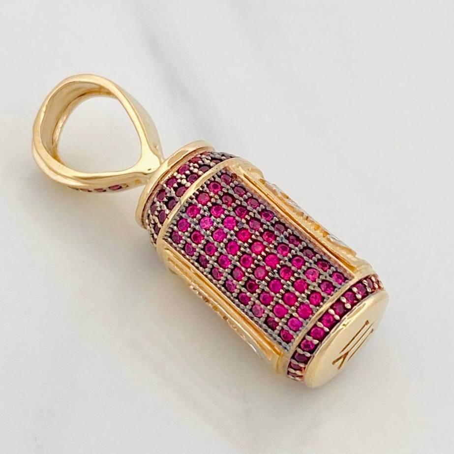 Dije Bebida 8.1g / 3cm Tres Oros 18K