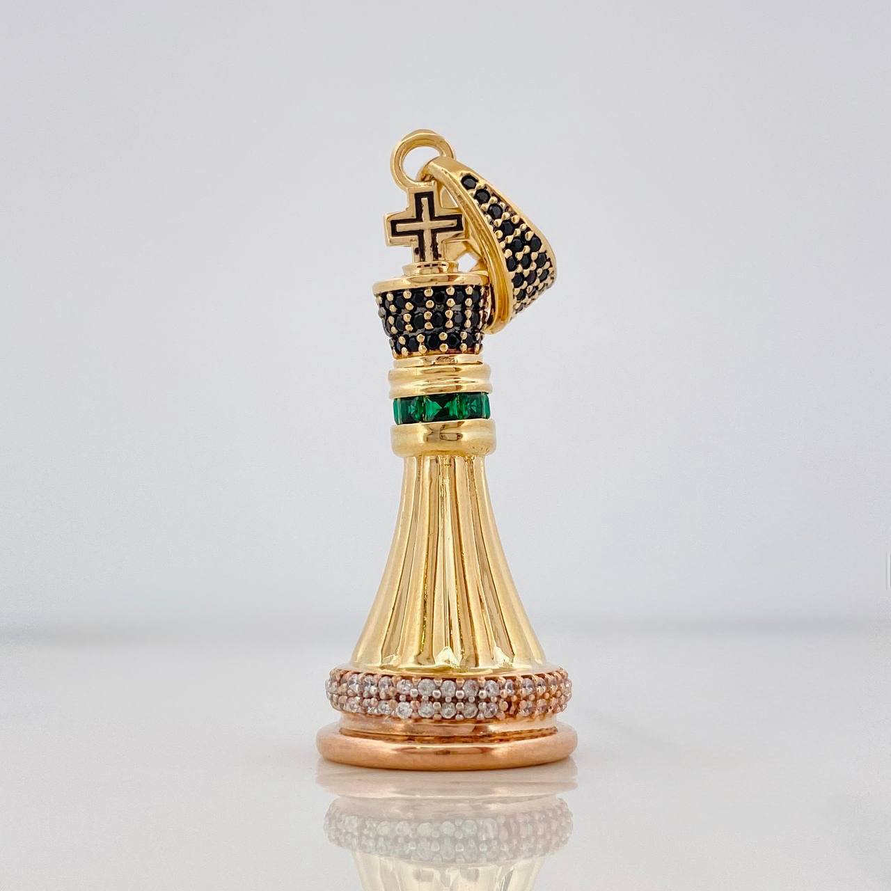 Dije Rey Ajedrez 10.2g / 5cm Tres Oros 18K