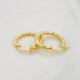 Candongas Yudi 1.7g / 2cm Oro Amarillo 18K