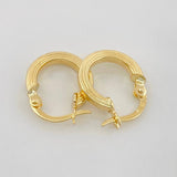 Candongas Miku 1g / 1.7cm Oro Amarillo 18K