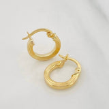 Candongas Miku 1g / 1.7cm Oro Amarillo 18K