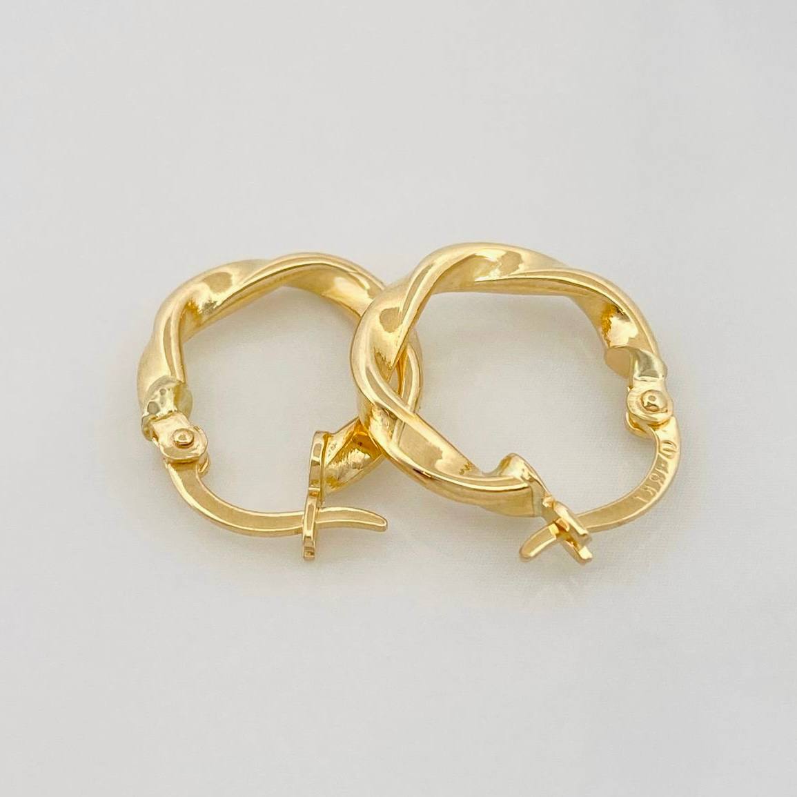 Candongas Melcocha 1.15g / 1.5cm Oro Amarillo 18K